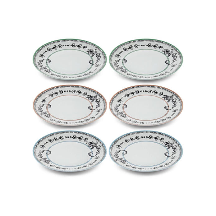 The Mia Bonjour Servis Tabağı 6 Kişilik