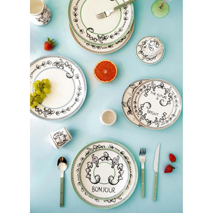 The Mia Bonjour Servis Tabağı 6 Kişilik