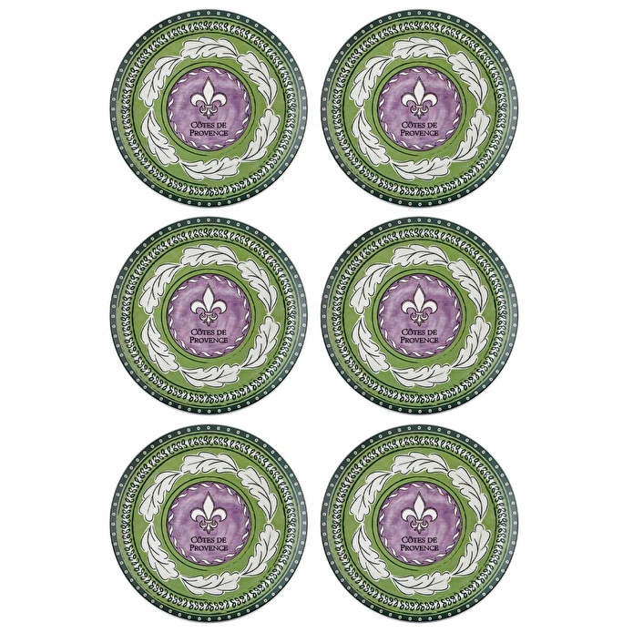 The Mia Provence Lavanta Servis Tabağı 6lı Set 26 Cm Prc03