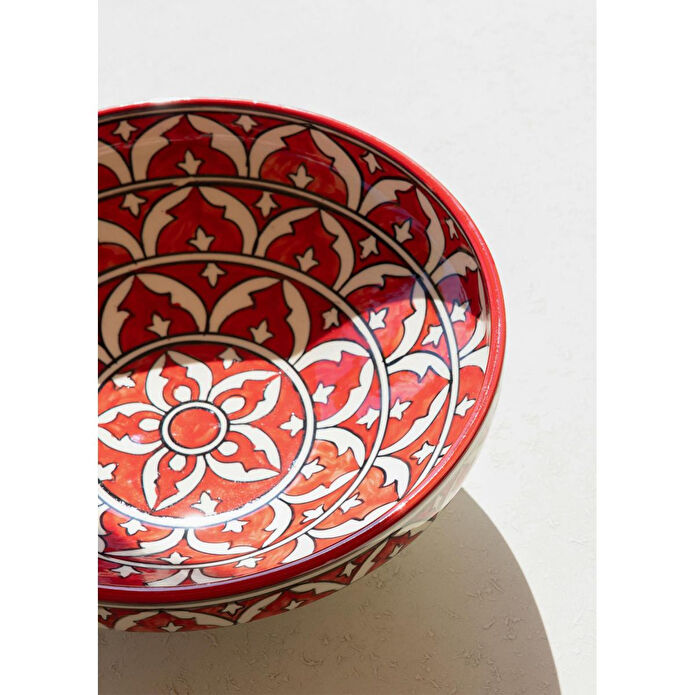 The Mia Corallo Salata Kasesi Kırmızı 32x32x13 Cm