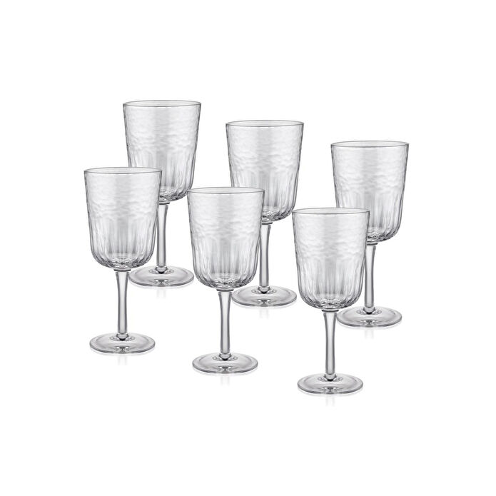 The Mia Steamy Şarap Kadehi 6lı Set 340 Ml