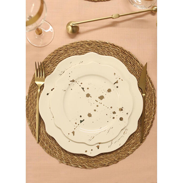 The Mia Splash Pasta Tabağı 6 Parça 21 Cm