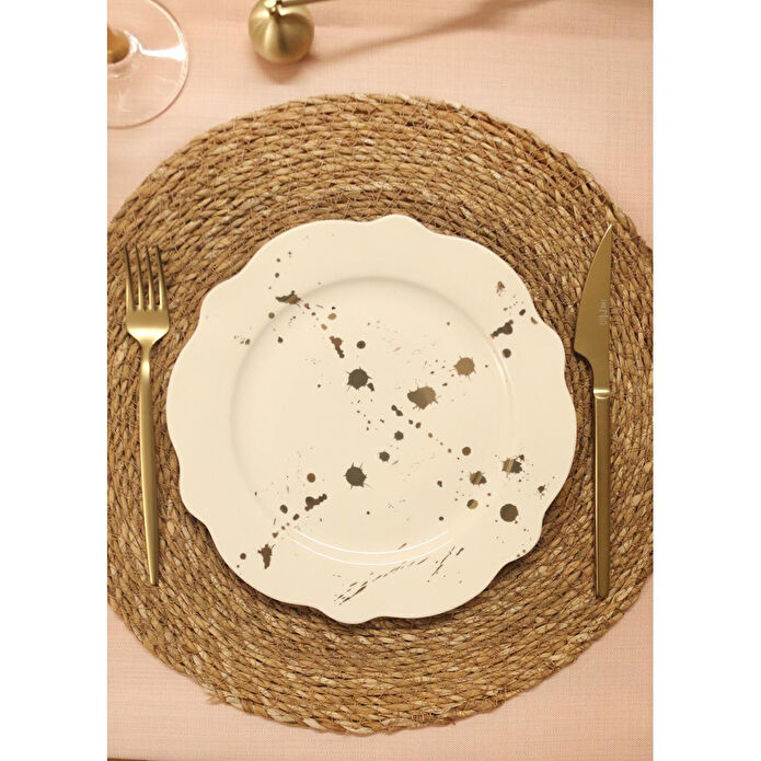 The Mia Splash Pasta Tabağı 6 Parça 21 Cm