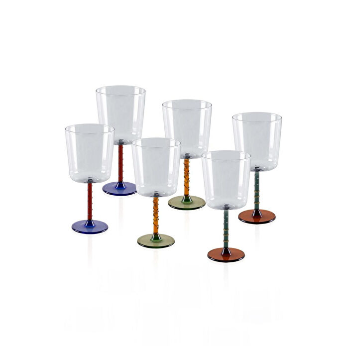 The Mia Line Şarap Kadehi 6 Parça 300 Ml