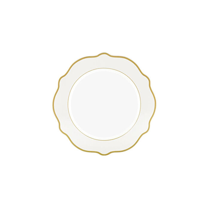 The Mia Jaswely Pasta Tabağı 6 Parça Beyaz 21 Cm