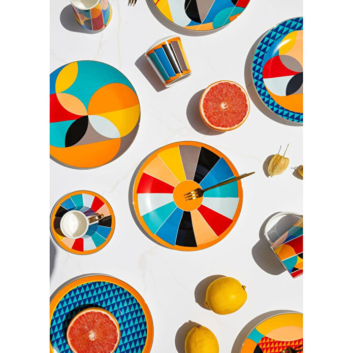 The Mia Shapes Pasta Tabağı 6 Kişilik