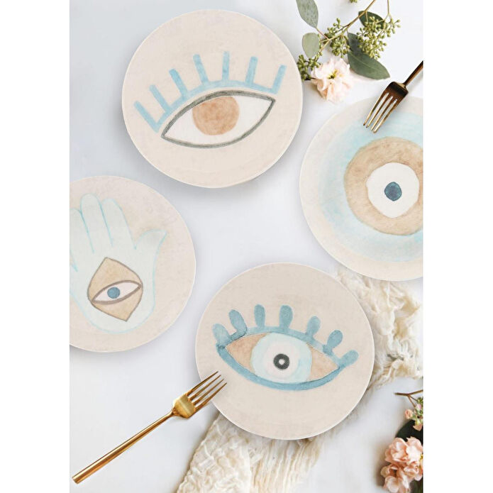 The Mia Amulet Pasta Tabağı 6lı Set - 19 Cm