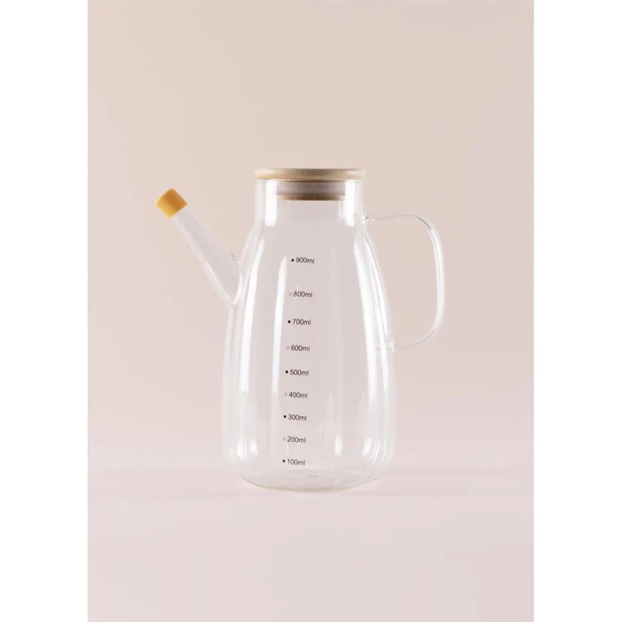 The Mia Bamboo Cam Zeytinyağı Şişesi 900 Cc Sse0040