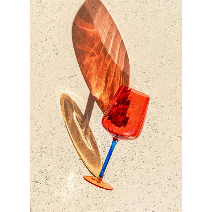 The Mia Şarap Kadehi Kırmızı 600 Ml