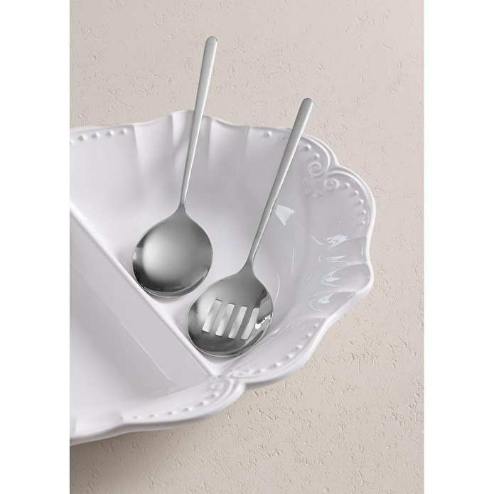 The Mia Giallo Servis Seti Gümüş 2 Parça