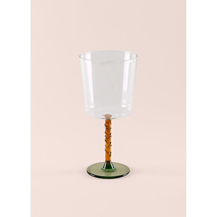 The Mia Line Şarap Kadehi Sarı 300 Ml