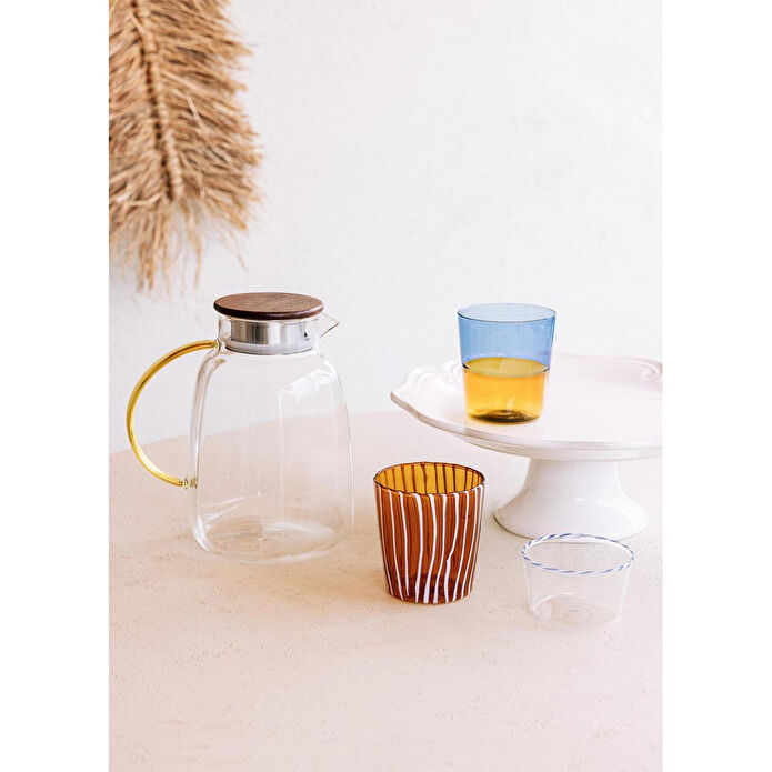 The Mia Line Su Bardağı Amber 320 Ml