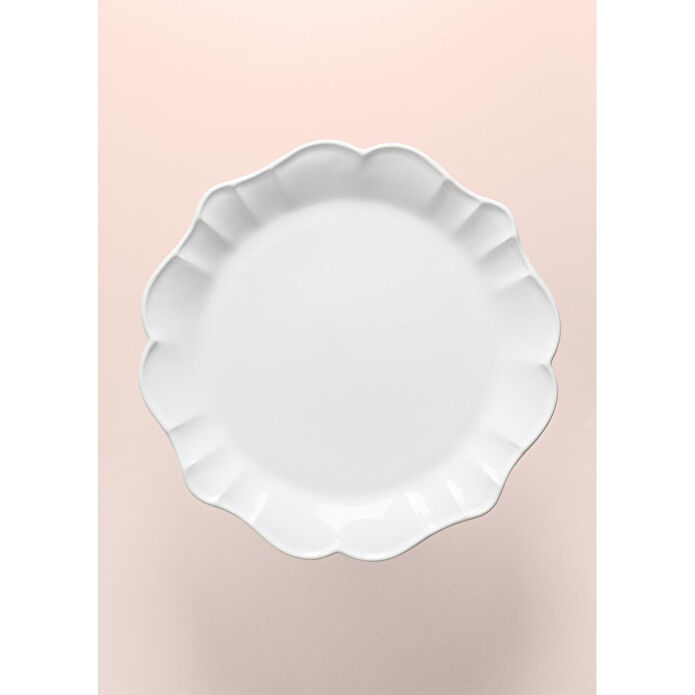 The Mia Grande Pasta Kek Standı Beyaz 32x12 Cm Grd0011