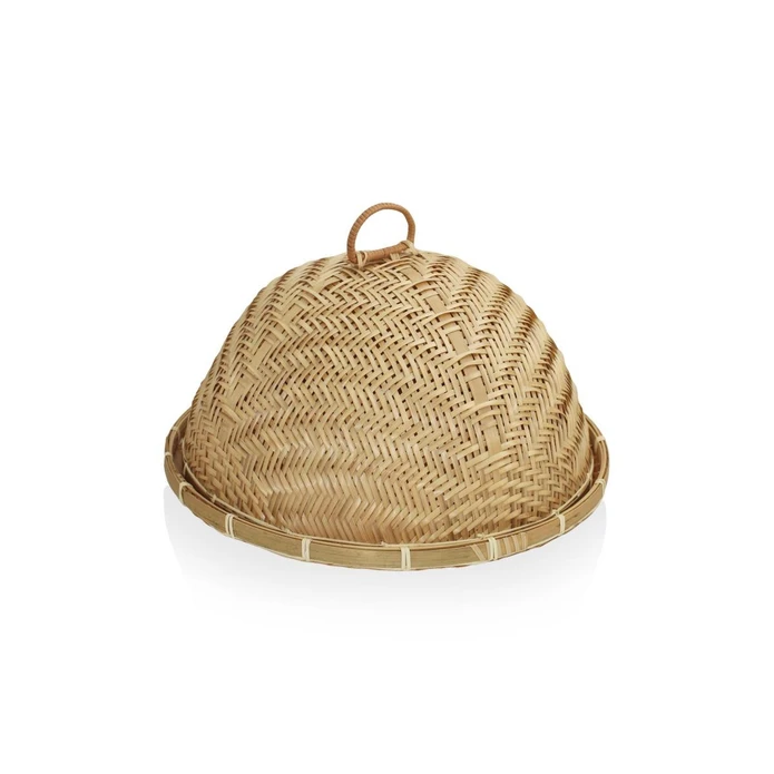 The Mia Bambu Yuvarlak Tepsi 39x39x23 Cm