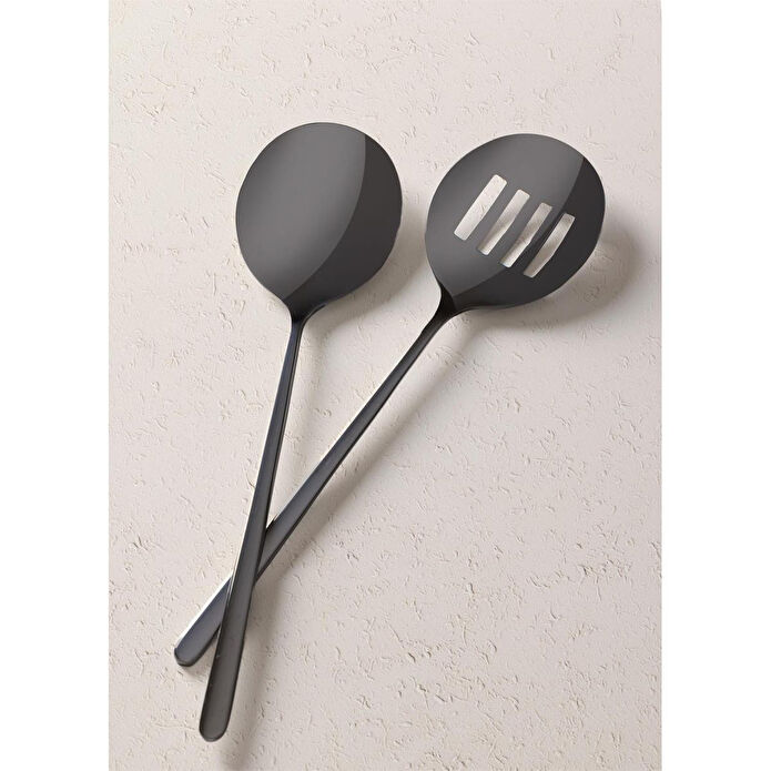 The Mia Giallo Servis Seti Siyah 2 Parça