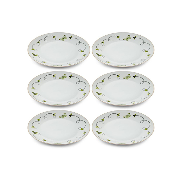 The Mia Butterfly Servis Tabağı 6 Kişilik