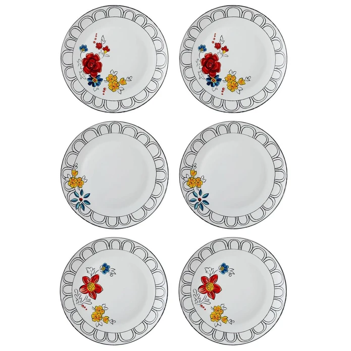 The Mia Fiore Servis Tabağı 6 Kişilik