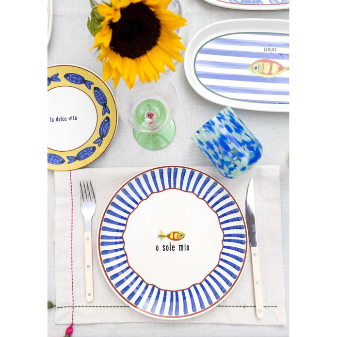 The Mia Fish Servis Tabağı 6lı Set 26 Cm