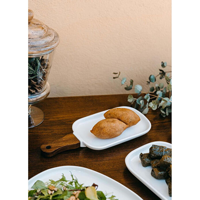 The Mia Woody Porselen Servis 29x12 Cm