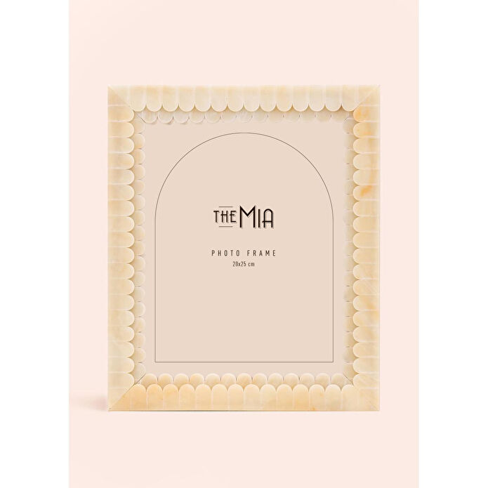 The Mia Wavy Fotoğraf Çerçevesi Sarı 25x30 Cm