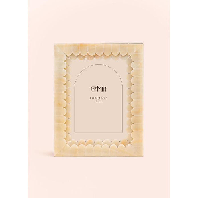 The Mia Wavy Fotoğraf Çerçevesi Sarı 18x23 Cm