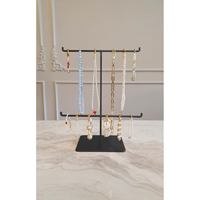 The Mia Takılık 2li Siyah 40x25 Cm