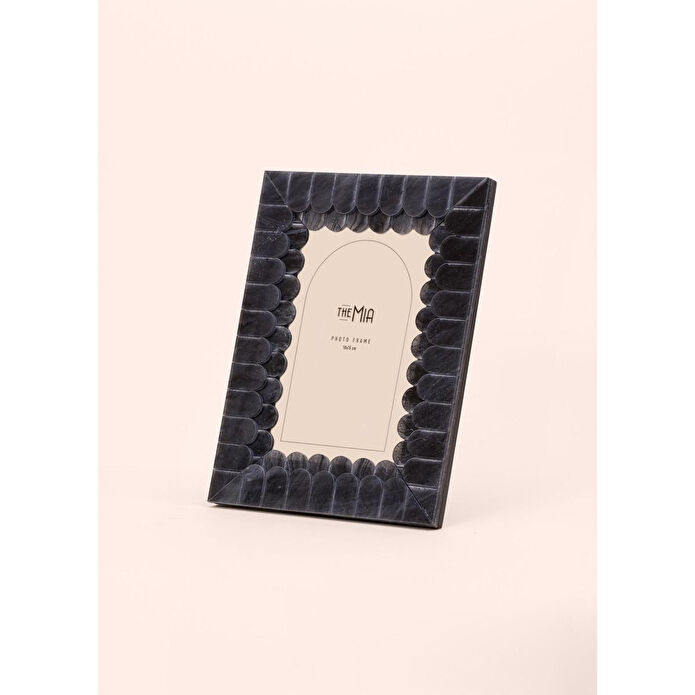 The Mia Wavy Fotoğraf Çerçevesi Siyah 15x20 Cm