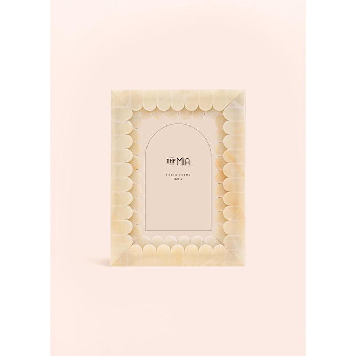 The Mia Wavy Fotoğraf Çerçevesi Sarı 15x20 Cm