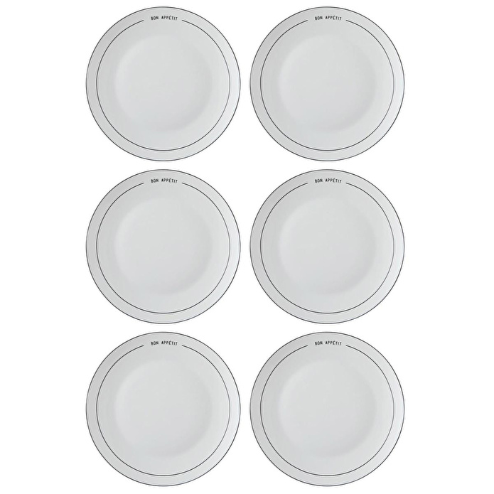 The Mia Round Servis Tabağı 6 Kişilik