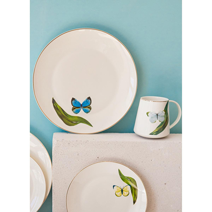 The Mia Folium Servis Tabağı 6 Kişilik