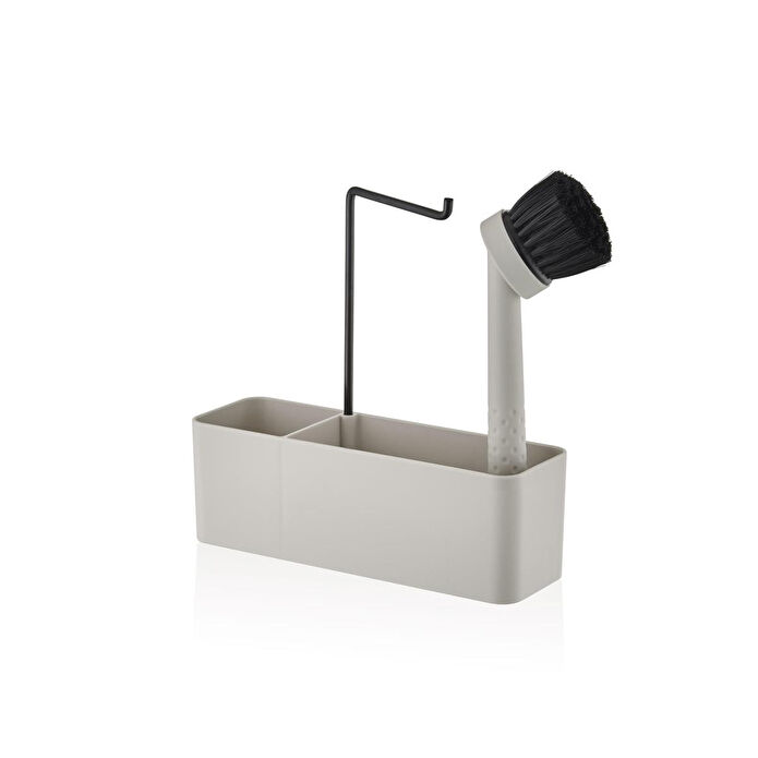 The Mia Plain Sıvı Sabunluk Seti Bej