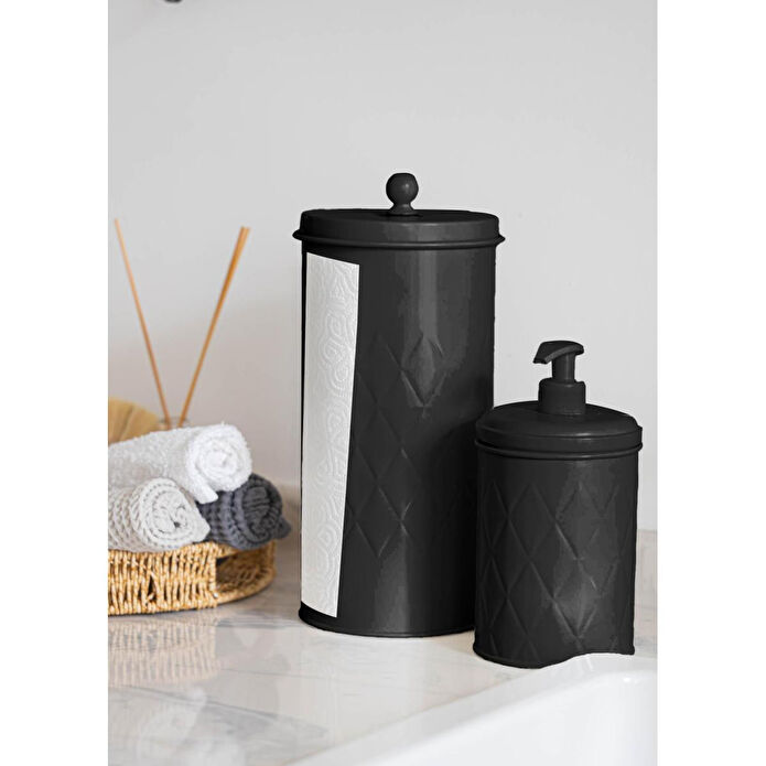 The Mia Prizma Sıvı Sabunluk Siyah 500 Ml