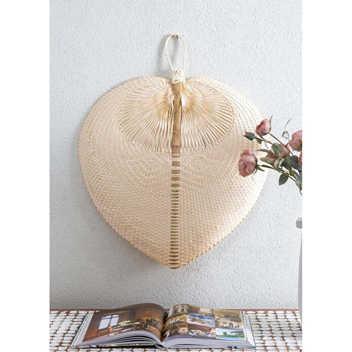 The Mia Dekoratif Bambu Duvar Dekoru 3x48x58 Cm