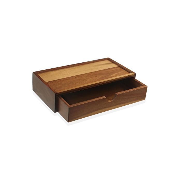 The Mia Natura Akasya Çekmeceli Organizer Kutu 25x16x5 Cm