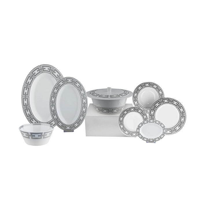 Royal Canterbury Riverie Metallic 60 Parca Yemek Takımı