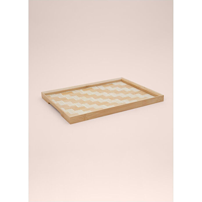 The Mia Wicker Bambu Tepsi 40x31 Cm Tps0065