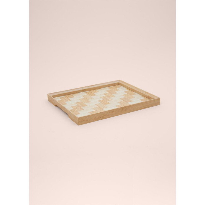 The Mia Wicker Bambu Tepsi 31x25 Cm Tps0066
