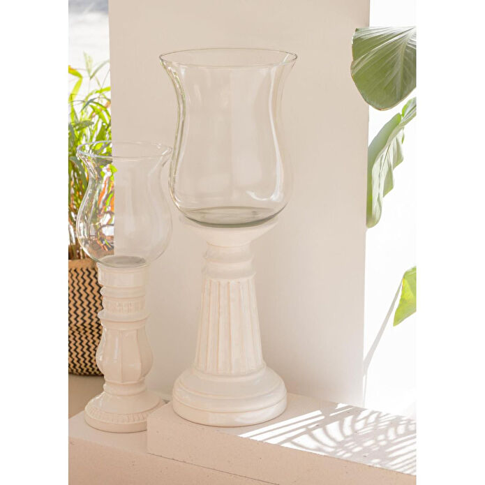 The Mia Cera Dekoratif Vazo 27x27x73 Cm