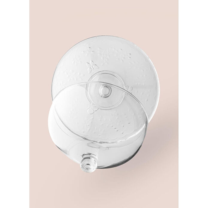 The Mia Ayaklı Pasta Kek Fanusu 30x24 Cm Cam0497