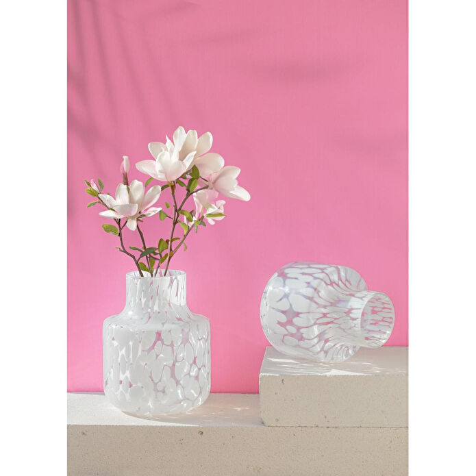 The Mia Blanco Cam Vazo 18x24 Cm