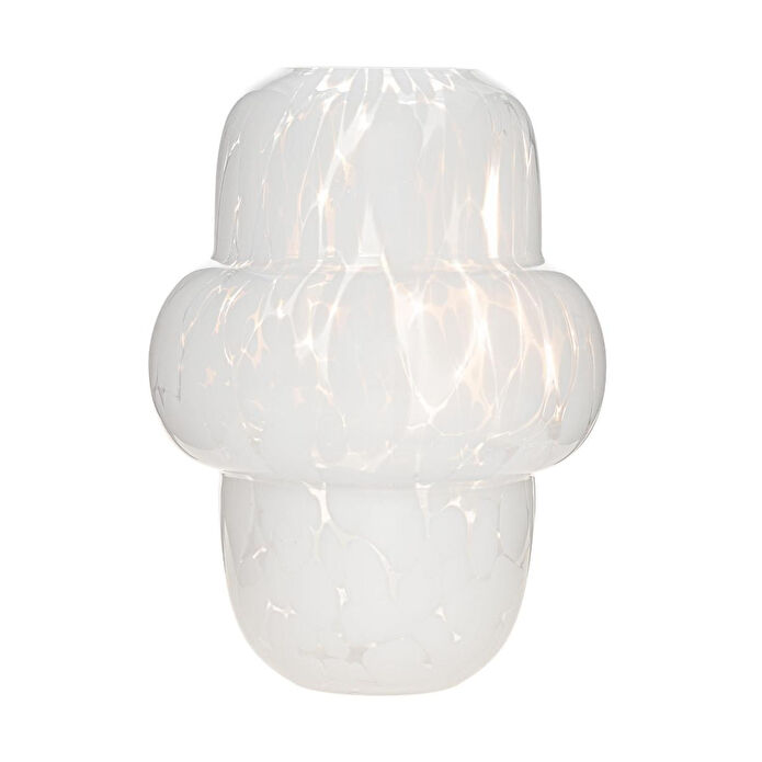 The Mia Blanco Cam Vazo 19x27 Cm