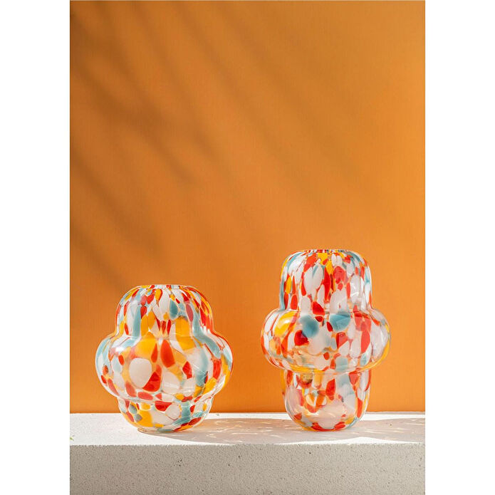 The Mia Colored Cam Vazo 19x27 Cm