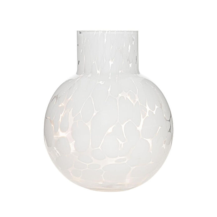 The Mia Blanco Cam Vazo 21x26 Cm