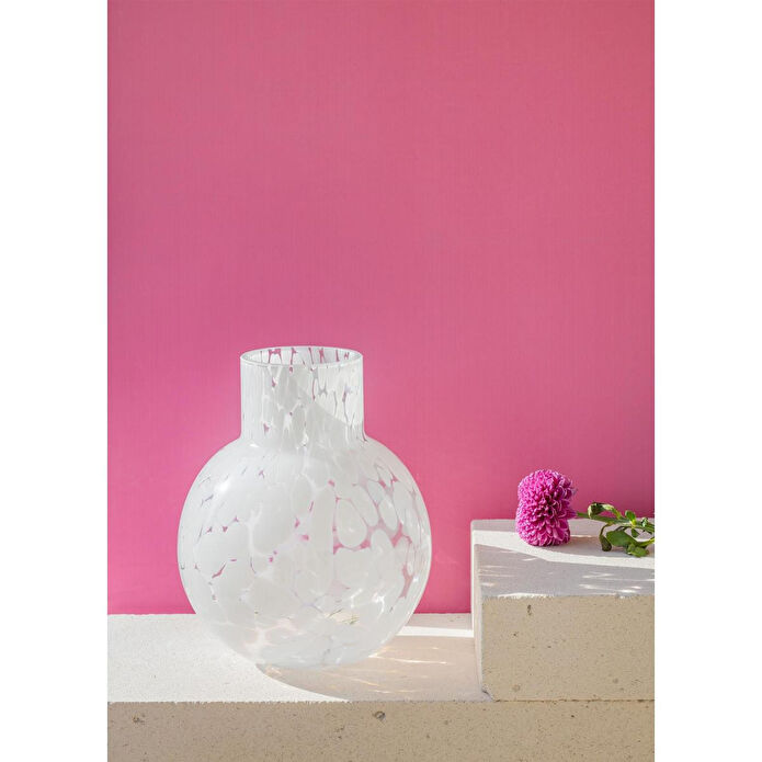 The Mia Blanco Cam Vazo 21x26 Cm