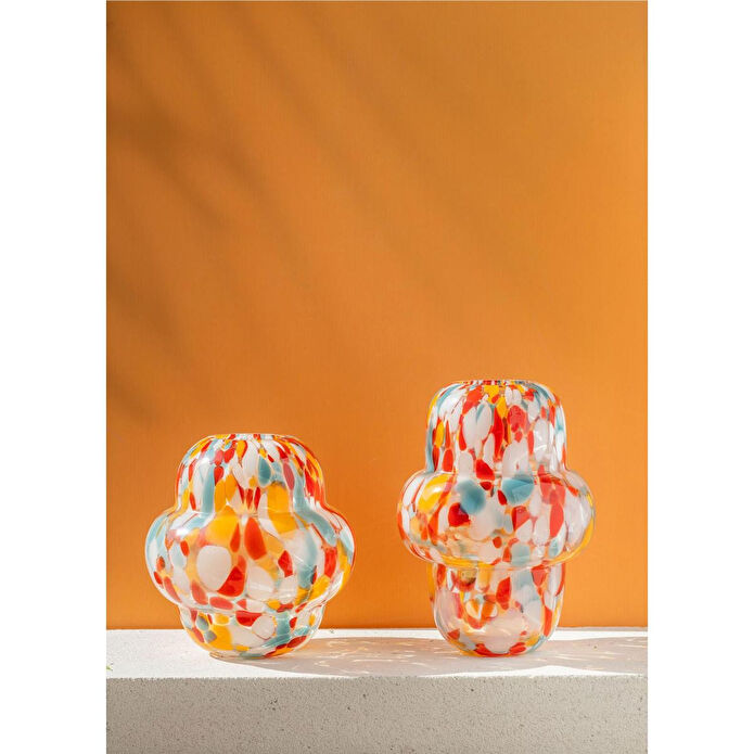 The Mia Colored Cam Vazo 20x22 Cm