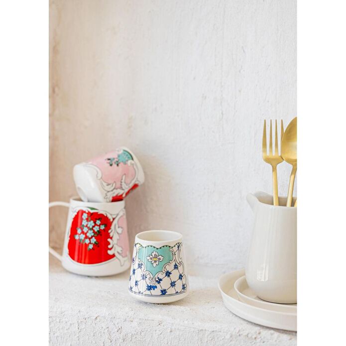 The Mia Amore Blue Porselen Kupa Kpa0232 180 Cc