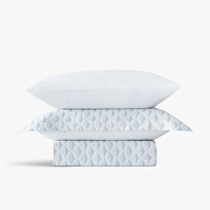 Green Black Tria Tek Kişilik Nevresim Takımı %100 Pamuk 210 Tc 83 Tel Saten Digital Baskılı Mint 160x220 Cm