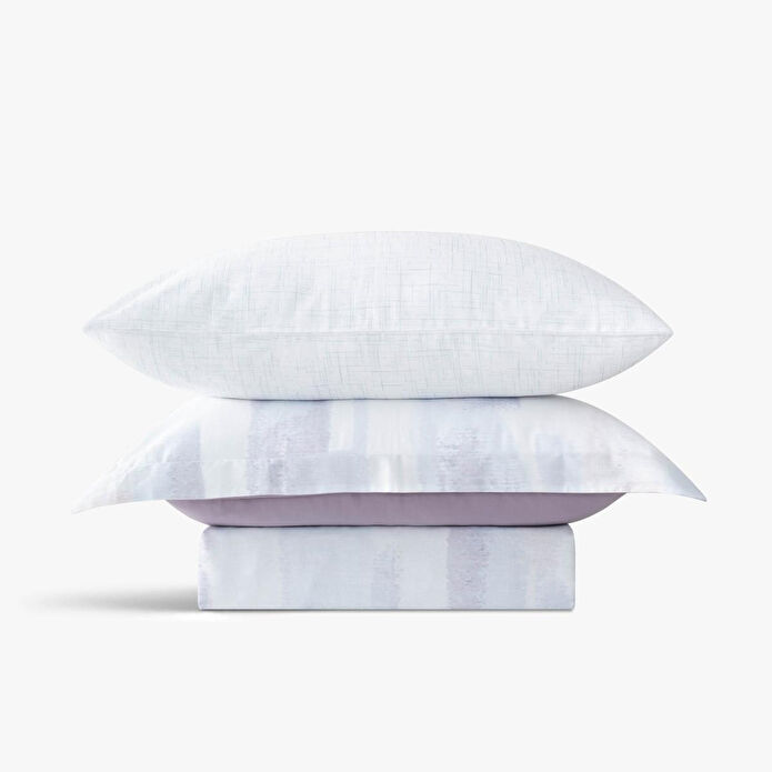 Green Black Lumia Çift Kişilik Nevresim Takımı %100 Pamuk 210 Tc 83 Tel Saten Digital Baskılı Lila 200x220 Cm