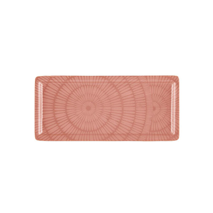 The Mia Noon Dikdörtgen Servis Somon 35x16 Cm