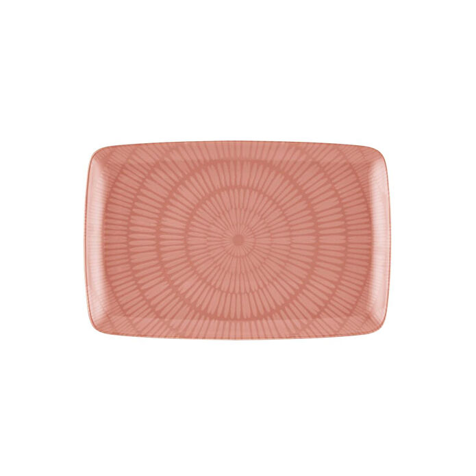 The Mia Noon Dikdörtgen Servis Somon 34x25 Cm